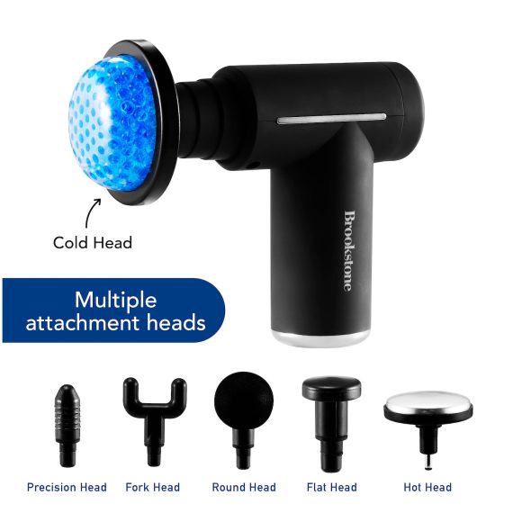Brookstone Cordless Hot & Cold Percussion Massager - Image 2