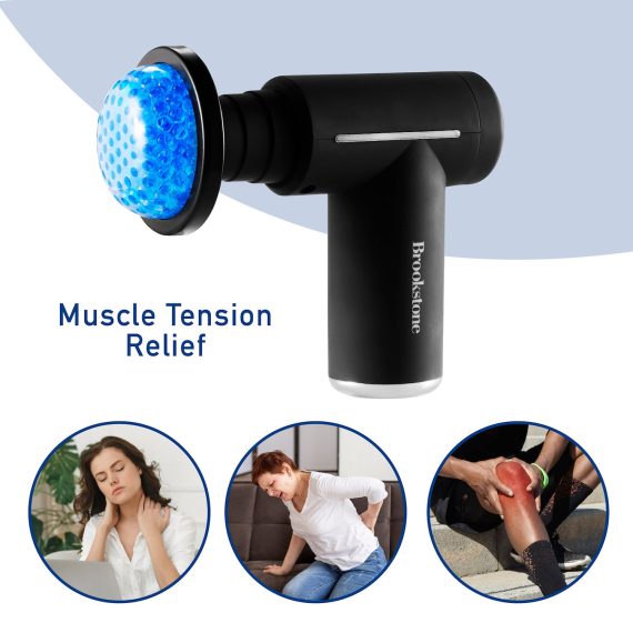 Brookstone Cordless Hot & Cold Percussion Massager - Image 3