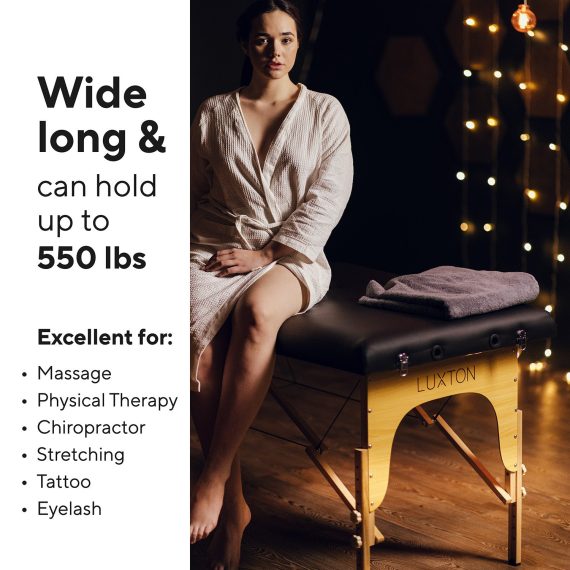 Luxton Home Premium Memory Foam Massage Table - Image 2